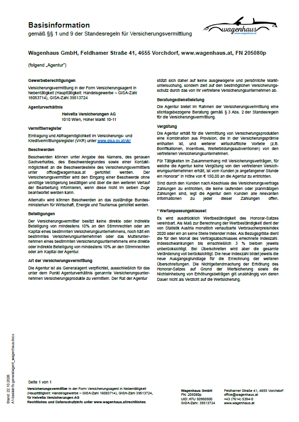 A1 Basisinfo Generalagent